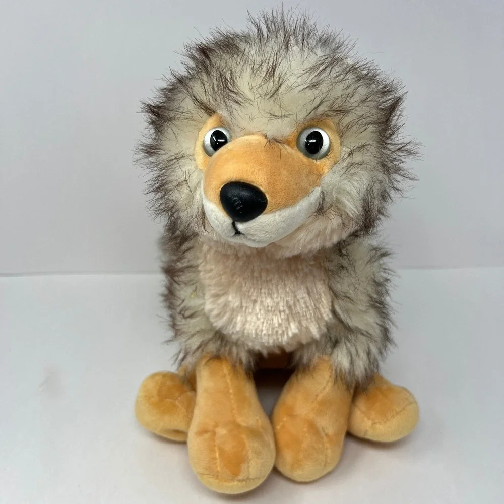 The Petting Zoo Wild Ones Coyote Plush 12 Inch Brown Tan Recycled Stuffed Toy